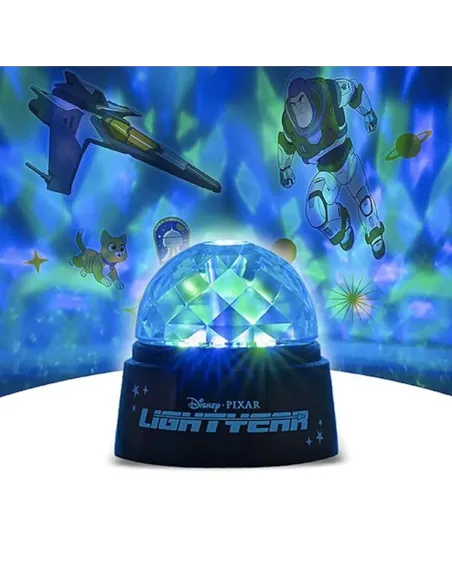 Lámpara de proyección con pegatinas paladone disney buzz lightyear