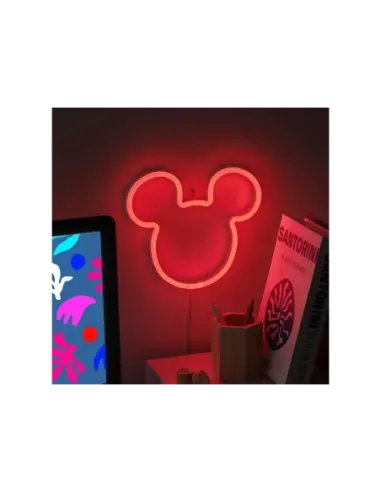 Luz neón paladone mickey mouse