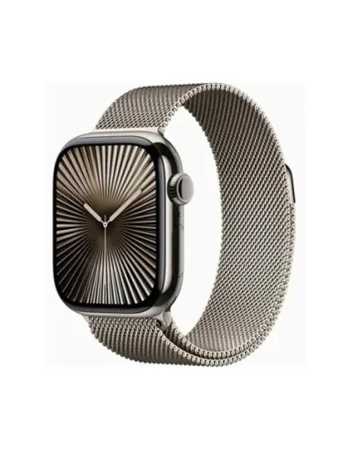 Smartwatch apple watch series 10 gps + cell 42mm natural titanium milanese loop m - l