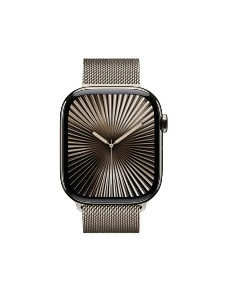 Smartwatch apple watch series 10 gps + cell 46mm natural titanium milanese loop m - l