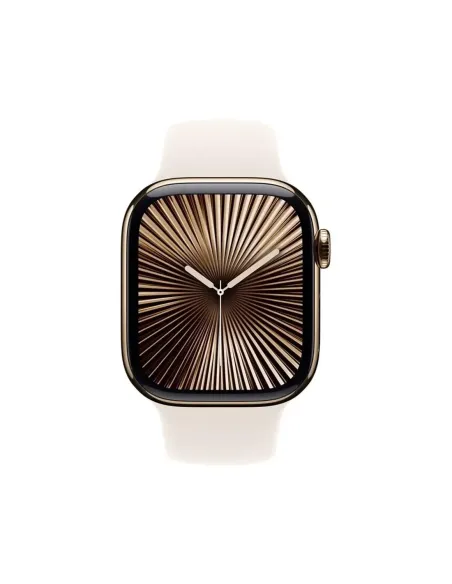 Smartwatch apple watch series 10 gps + cell 42mm golden titanium m - l