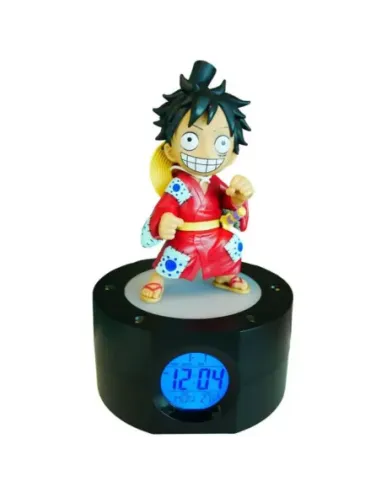 Lampara reloj despertador one piece luffy