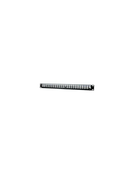 Patch Panel Phasak PA 3424/ 24 Puertos/ Cat.6/ Altura 1U/ Gestión de Cable/ Conectores RJ45 UTP No Incluidos