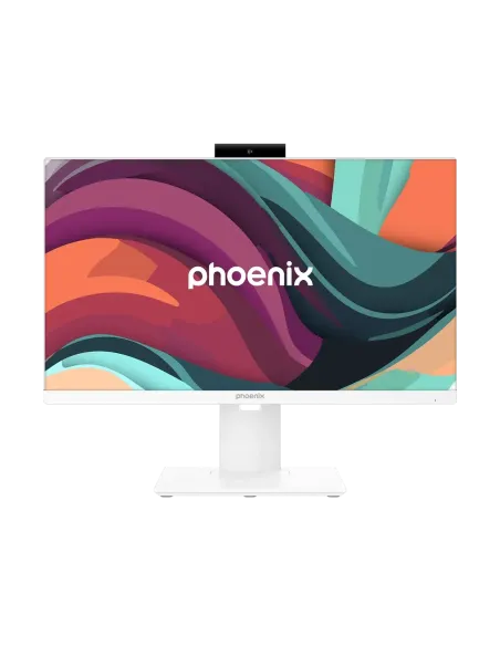 Barebone all in one phoenix campro 23.8 pulgadas blanco placa asus h610t2 ddr5 con adaptador 120w