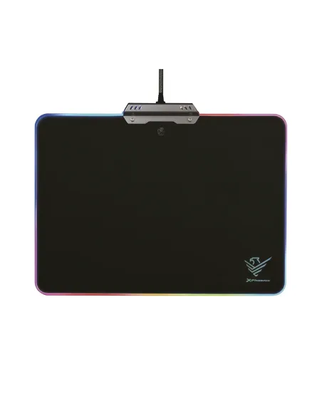 Alfombrilla gaming factor - xpad rgb negra