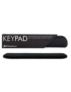 Phoenix keypad reposamuñecas ergonómico espuma con memoria alta densidad negro