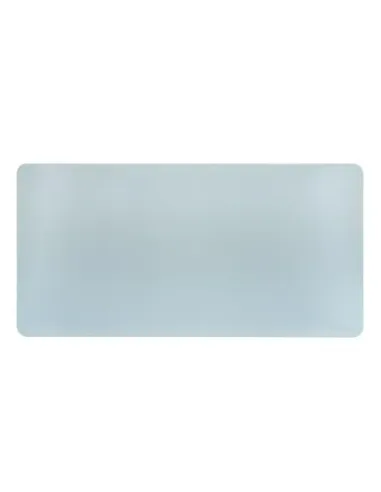 Phoenix matepad alfrombrilla escritorio ratón pu 80 x 40 cm antideslizante impermeable materíal simil cuero azul - gris