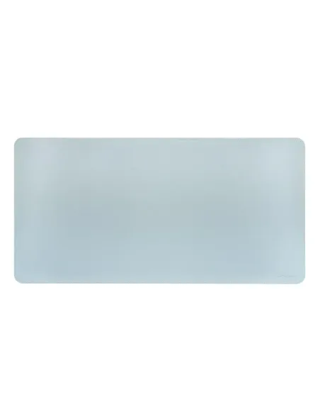Phoenix matepad alfrombrilla escritorio ratón pu 80 x 40 cm antideslizante impermeable materíal simil cuero azul - gris