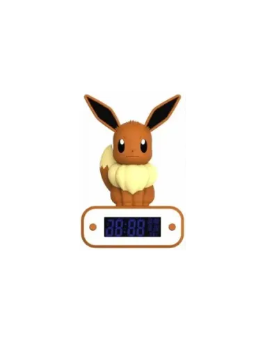Lampara led reloj despertador teknofun madcow entertainment pokemon eevee 20 cm