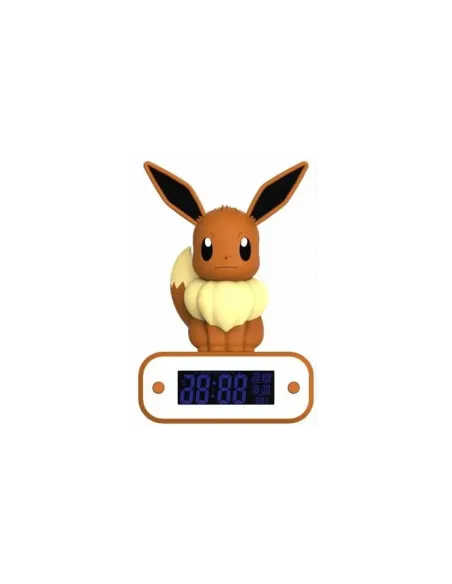 Lampara led reloj despertador teknofun madcow entertainment pokemon eevee 20 cm