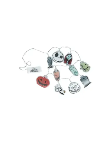 Luces decorativas con stickers paladone pesadilla antes de navidad 130 cm