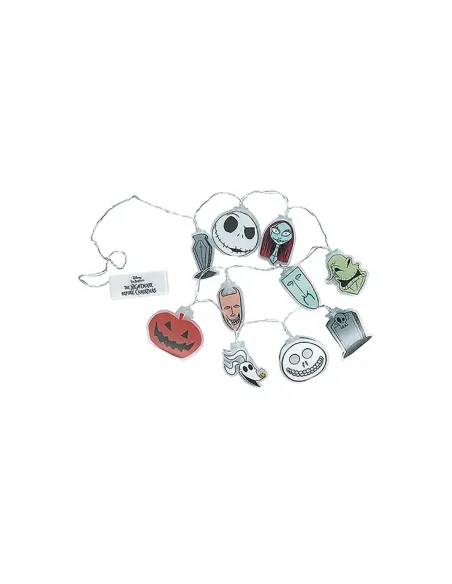 Luces decorativas con stickers paladone pesadilla antes de navidad 130 cm