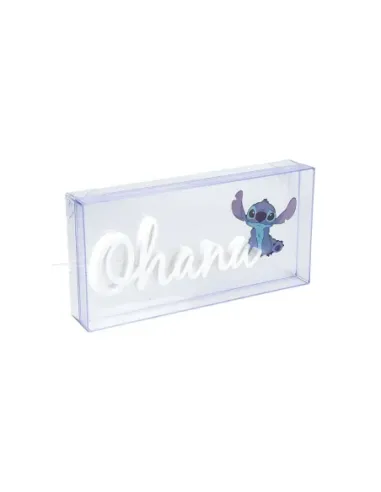 Lámpara led neón paladone stitch ohana