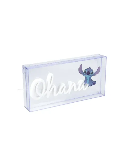 Lámpara led neón paladone stitch ohana