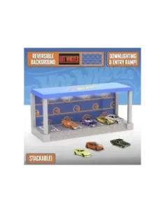 Vitrina expositor con luz paladone hot wheels