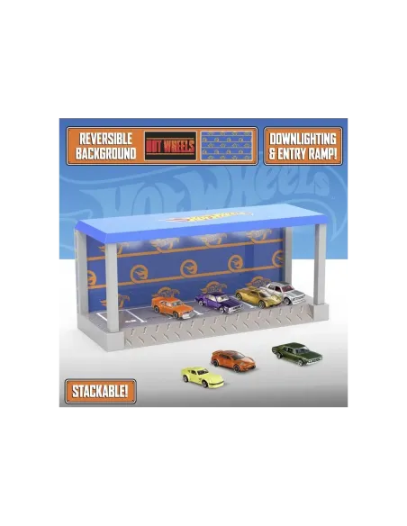 Vitrina expositor con luz paladone hot wheels