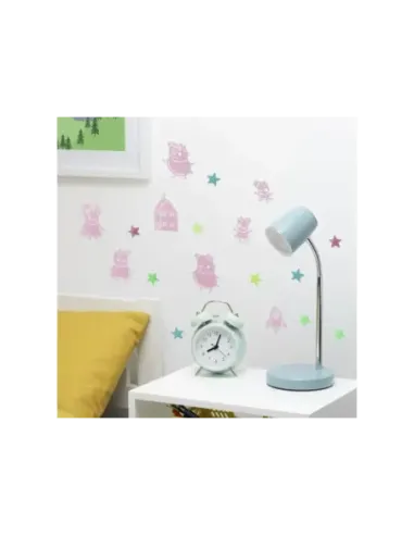 Vinilo decorativo paladone peppa pig brilla en la oscuridad