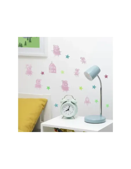 Vinilo decorativo paladone peppa pig brilla en la oscuridad