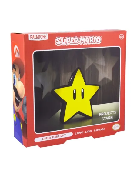 Lampara paladone super mario super estrella 25 cm