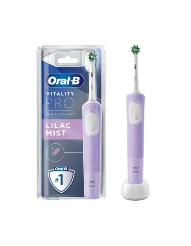 Cepillo dental electrico braun oral b vitality pro protect&clean color lila