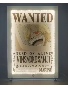 Lampara led neon teknofun madcow entertainment wanted one piece sanji 40 cm