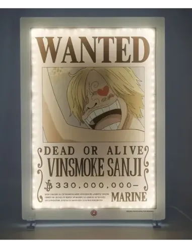 Lampara led neon teknofun madcow entertainment wanted one piece sanji 40 cm