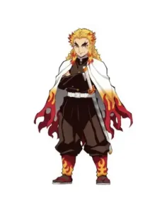 Lampara neon demon slayer kimetsu no yaiba rengoku 40 cm