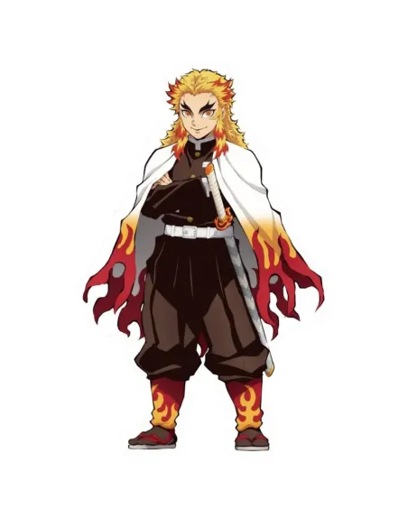 Lampara neon demon slayer kimetsu no yaiba rengoku 40 cm