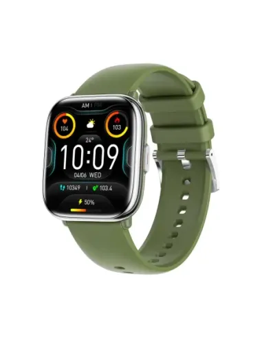 Reloj smartwatch myphone pastel silver green