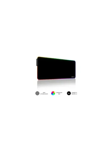 SUBBLIM Alfombrilla/Tapete Ratón Luz LED RGB 9 colores Extra Grande