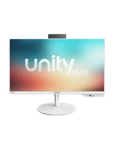 Ordenador all in one phoenix unity max i3 14gº -  16gb ddr5 -  ssd 1tb nvme - 23.8 pulgadas -  fhd 1080p ips - blanco - w11 pro