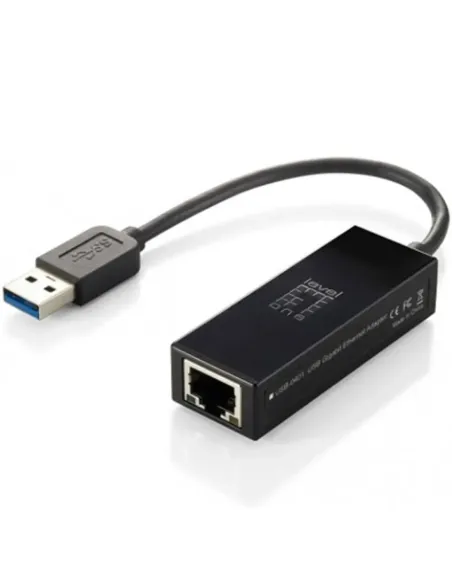 Adaptador usb 3.0 level one a gigabit ethernet rj45 10 -  100 - 1000mbps