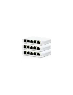 Switch Gestionado Ubiquiti USW-Flex Mini 5 Puertos/ RJ45 10/100/1000 PoE/ Pack 3 uds
