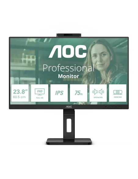 AOC 24P3QW pantalla para PC 60,5 cm (23.8") 1920 x 1080 Pixeles Full HD Negro