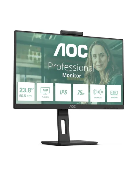 AOC 24P3QW pantalla para PC 60,5 cm (23.8") 1920 x 1080 Pixeles Full HD Negro