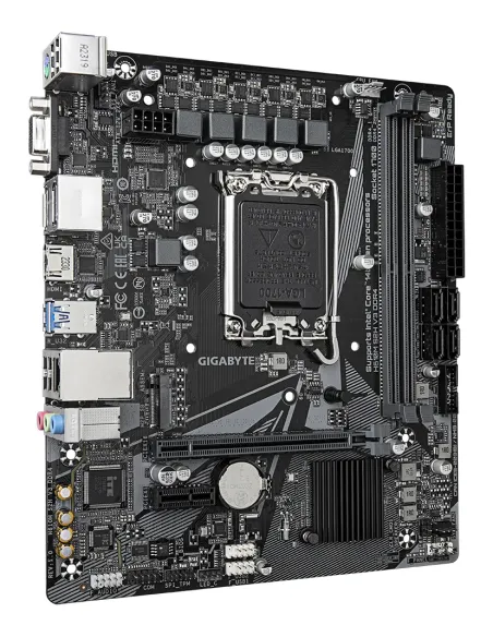 GIGABYTE H610M S2H V3 DDR4 Placa base - Compatible con procesadores Intel Core 14th CPUs, 4+1+1 Hybrid Digital VRM, up to