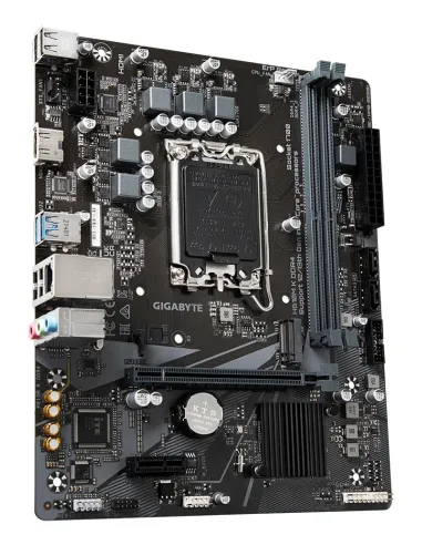 GIGABYTE H610M K DDR4 Placa base - Compatible con procesadores Intel Core 14th Gen CPUs, 3+1+1 Phases Hybrid Power Design, up