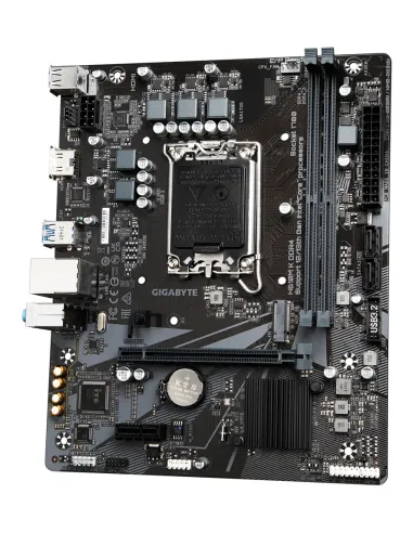 GIGABYTE H610M K DDR4 Placa base - Compatible con procesadores Intel Core 14th Gen CPUs, 3+1+1 Phases Hybrid Power Design, up