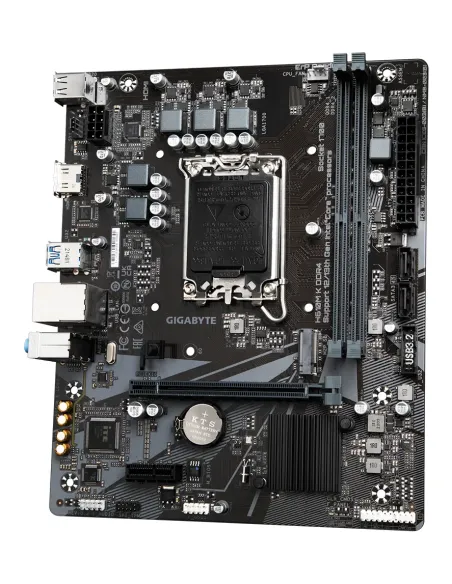 GIGABYTE H610M K DDR4 Placa base - Compatible con procesadores Intel Core 14th Gen CPUs, 3+1+1 Phases Hybrid Power Design, up
