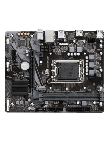 GIGABYTE H610M K DDR4 Placa base - Compatible con procesadores Intel Core 14th Gen CPUs, 3+1+1 Phases Hybrid Power Design, up