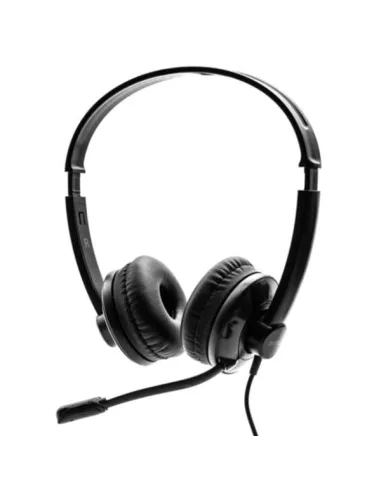 Auriculares nilox microfono control volumen negro alambrico usb