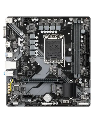 GIGABYTE B760M H DDR4 Placa base - Soporta CPUs Intel Core de 14ª generación, VRM digital de 6+1+1 fases, hasta 3200MHz DDR4