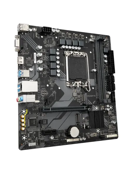 GIGABYTE B760M H DDR4 Placa base - Soporta CPUs Intel Core de 14ª generación, VRM digital de 6+1+1 fases, hasta 3200MHz DDR4