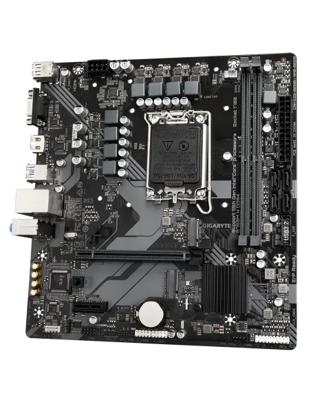 GIGABYTE B760M H DDR4 Placa base - Soporta CPUs Intel Core de 14ª generación, VRM digital de 6+1+1 fases, hasta 3200MHz DDR4