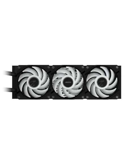GIGABYTE AORUS WATERFORCE II 360 AIO Refrigerador de CPU líquido - 3x ventiladores ARGB de 120 mm, mecanismo de conexión