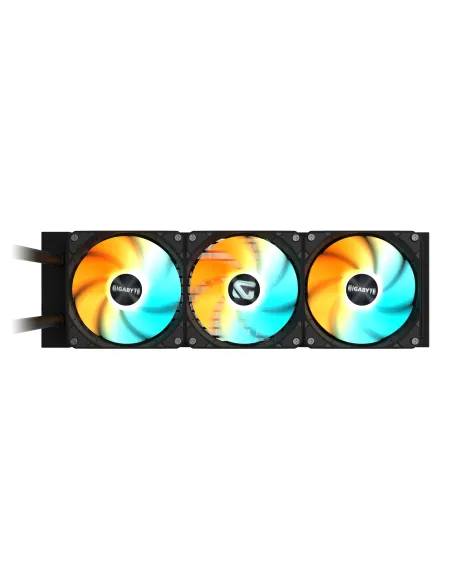 GIGABYTE GAMING 360 Refrigeración Líquida para CPU - 3x120 mm Ventiladores ARGB, Mecanismo de enclavamiento deslizante,