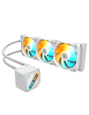 GIGABYTE GAMING 360 ICE Refrigeración Líquida para CPU - 3x120 mm Ventiladores ARGB, Mecanismo de enclavamiento deslizante,