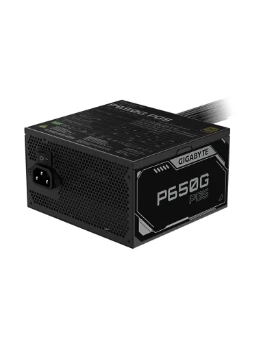 GIGABYTE P650G PCIE 5.1 Fuente de alimentación – PCIe 5.1, 80 PLUS Silver, ventilador de 120mm, compatible con ATX 3.1, enchufe