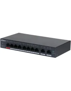 Dahua Technology DH-CS4010-8ET-110 switch Gestionado L2 Fast Ethernet (10 100) Energía sobre Ethernet (PoE) Negro