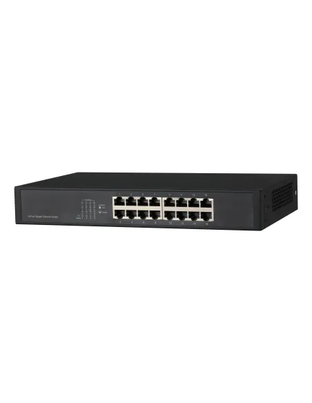 Dahua Technology Access DH-PFS3016-16GT switch No administrado L2 Gigabit Ethernet (10 100 1000) Negro